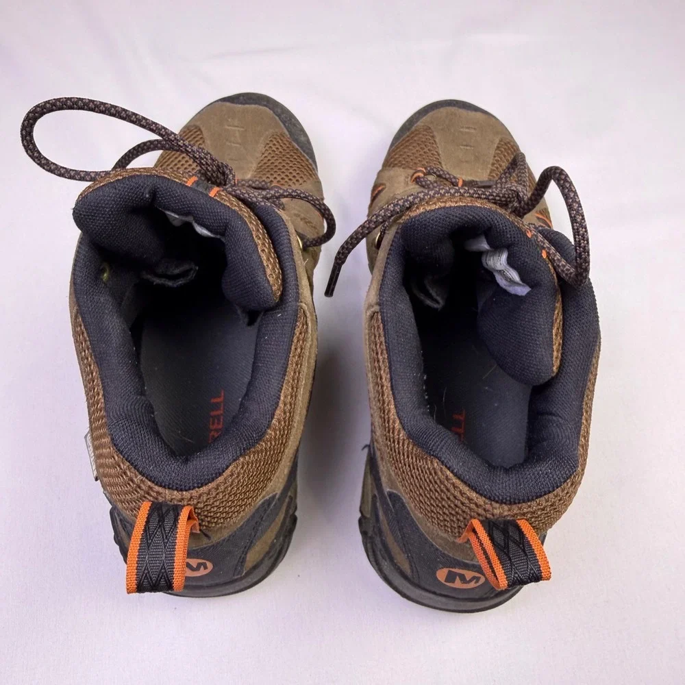 Merrell Alverstone Mid Waterproof Hiking Boots Mens 8‎ Brown Trail J375804C